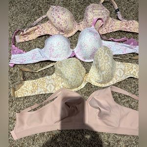 NWT NWOT lot of Victoria’s Secret Soma bras size 36C 38B.